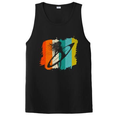 Retro Summer Surfing Gift For Girl PosiCharge Competitor Tank