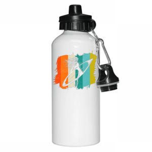 Retro Summer Surfing Gift For Girl Aluminum Water Bottle