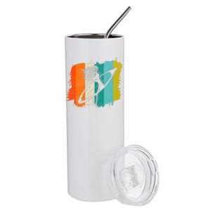 Retro Summer Surfing Gift For Girl Stainless Steel Tumbler