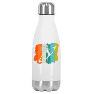 Retro Summer Surfing Gift For Girl Stainless Steel Insulated Water Bottle