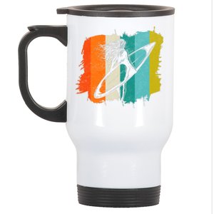 Retro Summer Surfing Gift For Girl Stainless Steel Travel Mug