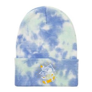 Rocker Skater Skeleton Cap Cool Halloween Punk Skaters Funny Gift Tie Dye 12in Knit Beanie