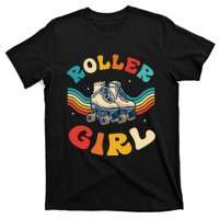 Roller  Skater Skating Retro Vintage 70s 80s Skates T-Shirt