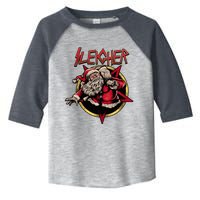 Rock Sleigher Santa Claus Heavy Metal Christmas Toddler Fine Jersey T-Shirt