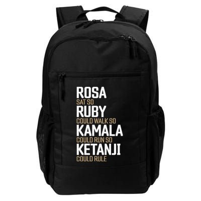 Rosa Sat So Ruby Walk So Kamala Run So Ketanji Rule Kbj Daily Commute Backpack