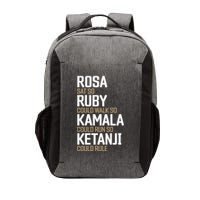 Rosa Sat So Ruby Walk So Kamala Run So Ketanji Rule Kbj Vector Backpack