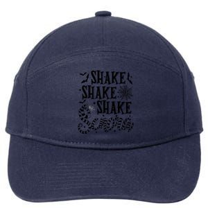 Retro Shake Senora Funny Skeleton Halloween Meme 7-Panel Snapback Hat