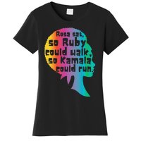 Rosa Sat So Ruby Could Walk So Kamala Could Run Black Women's T-Shirt