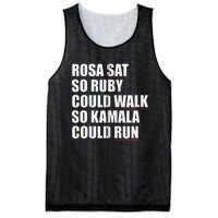 Rosa Sat So Ruby Could Walk So Kamala Could Run Harris Meme Mesh Reversible Basketball Jersey Tank