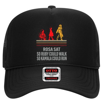 Rosa Sat So Ruby Could Walk So Kamala Could Run Trucker Hat