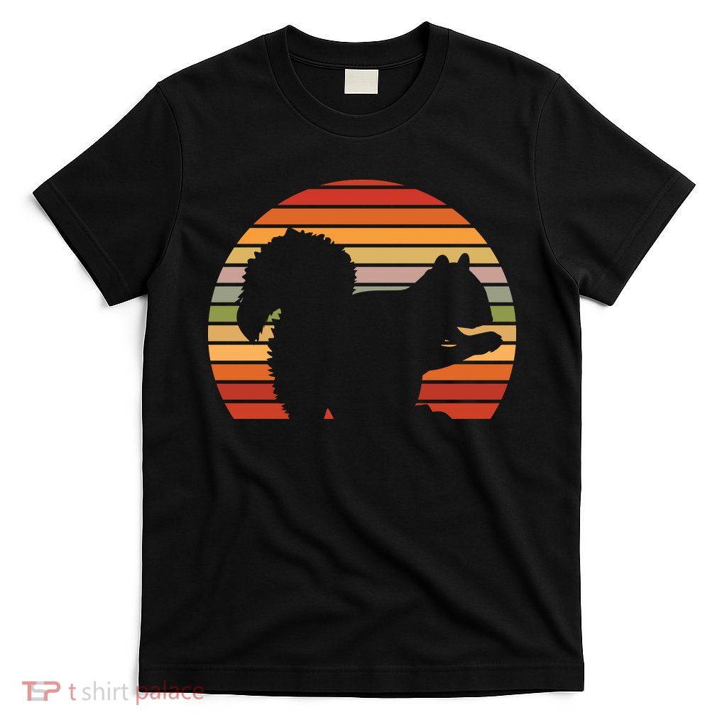 Retro Squirrel Silhouette T-Shirt