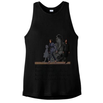 Rosa Sat So Ruby Could Walk So Kamala Could Run So Ketanji Could Rule Ladies PosiCharge Tri-Blend Wicking Tank