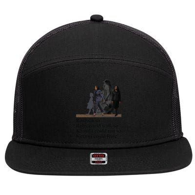 Rosa Sat So Ruby Could Walk So Kamala Could Run So Ketanji Could Rule 7 Panel Mesh Trucker Snapback Hat