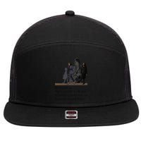 Rosa Sat So Ruby Could Walk So Kamala Could Run So Ketanji Could Rule 7 Panel Mesh Trucker Snapback Hat