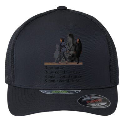 Rosa Sat So Ruby Could Walk So Kamala Could Run So Ketanji Could Rule Flexfit Unipanel Trucker Cap