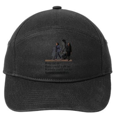 Rosa Sat So Ruby Could Walk So Kamala Could Run So Ketanji Could Rule 7-Panel Snapback Hat