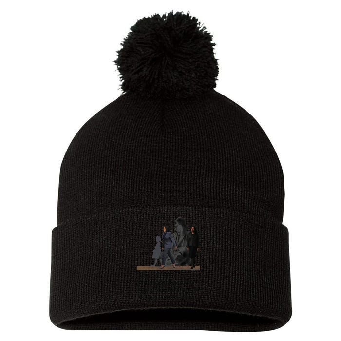 Rosa Sat So Ruby Could Walk So Kamala Could Run So Ketanji Could Rule Pom Pom 12in Knit Beanie