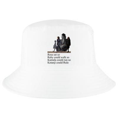 Rosa Sat So Ruby Could Walk So Kamala Could Run So Ketanji Could Rule Cool Comfort Performance Bucket Hat