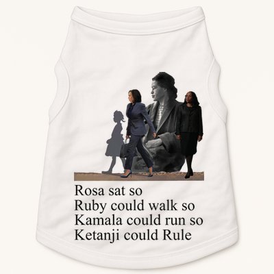 Rosa Sat So Ruby Could Walk So Kamala Could Run So Ketanji Could Rule Doggie Tank