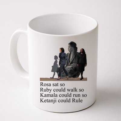 Rosa Sat So Ruby Could Walk So Kamala Could Run So Ketanji Could Rule Mug