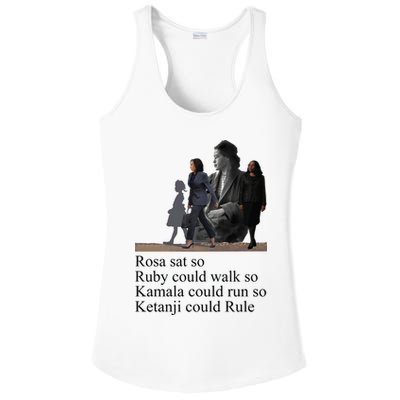 Rosa Sat So Ruby Could Walk So Kamala Could Run So Ketanji Could Rule Ladies PosiCharge Competitor Racerback Tank