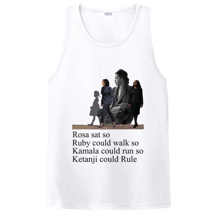 Rosa Sat So Ruby Could Walk So Kamala Could Run So Ketanji Could Rule PosiCharge Competitor Tank