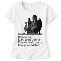 Rosa Sat So Ruby Could Walk So Kamala Could Run So Ketanji Could Rule Womens T-Shirt