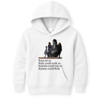 Rosa Sat So Ruby Could Walk So Kamala Could Run So Ketanji Could Rule Kids Hoodie