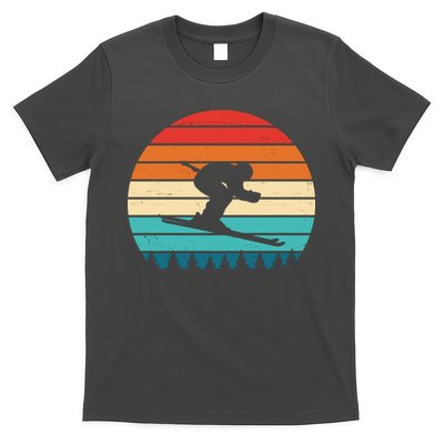 Retro Ski Sunset Vintage Sport T-Shirt