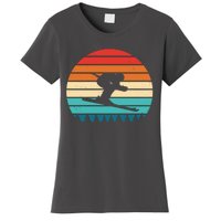 Retro Ski Sunset Vintage Sport Women's T-Shirt