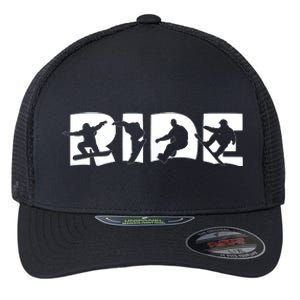 RIDE Snowboard Snowboarding Gift, Snowboarding Flexfit Unipanel Trucker Cap