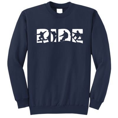 RIDE Snowboard Snowboarding Gift, Snowboarding Sweatshirt