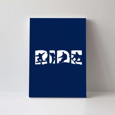 RIDE Snowboard Snowboarding Gift, Snowboarding Canvas