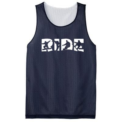 RIDE Snowboard Snowboarding Gift, Snowboarding Mesh Reversible Basketball Jersey Tank