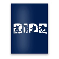 RIDE Snowboard Snowboarding Gift, Snowboarding Poster