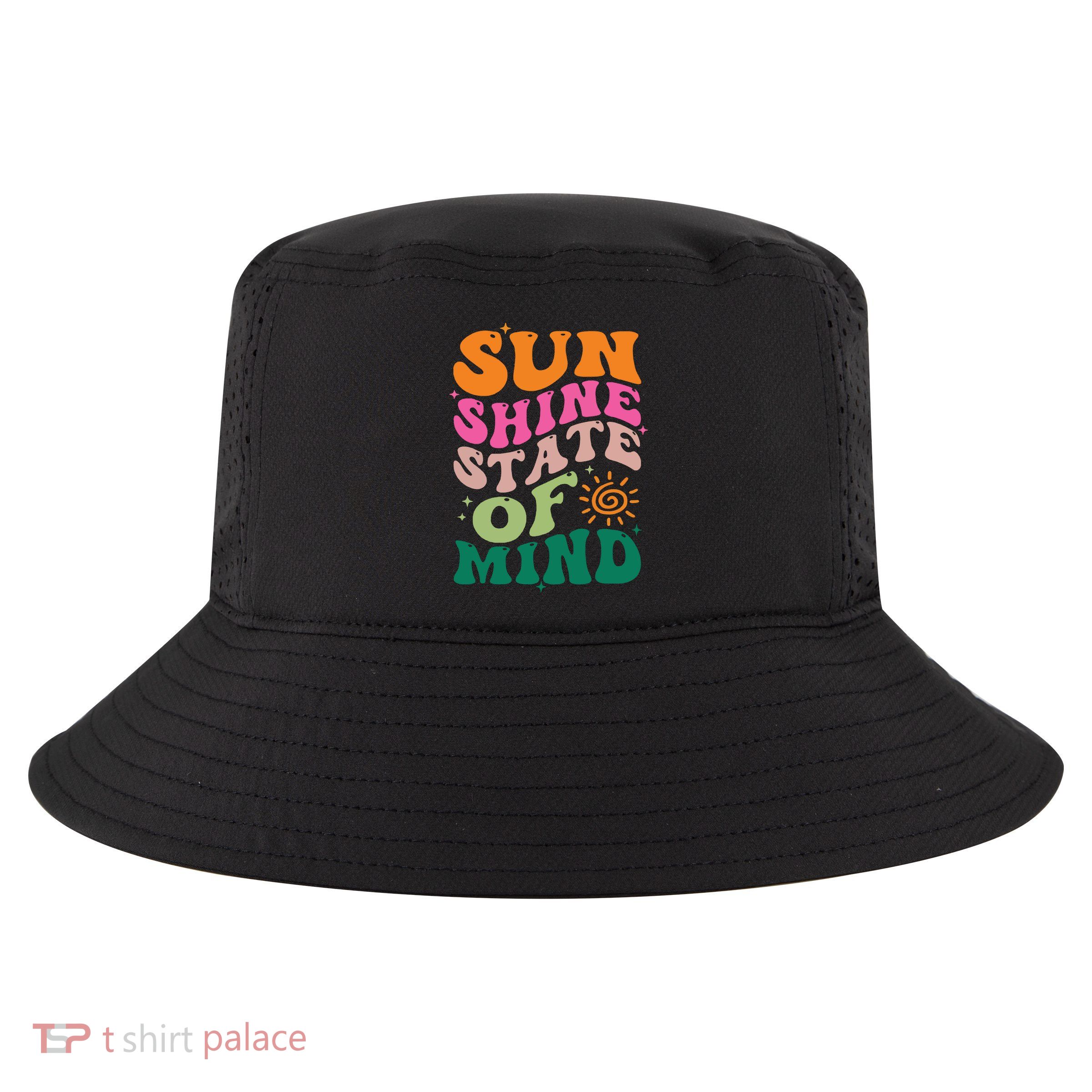 Retro Sun Shine On My Mind Vacation Cool Comfort Performance Bucket Hat