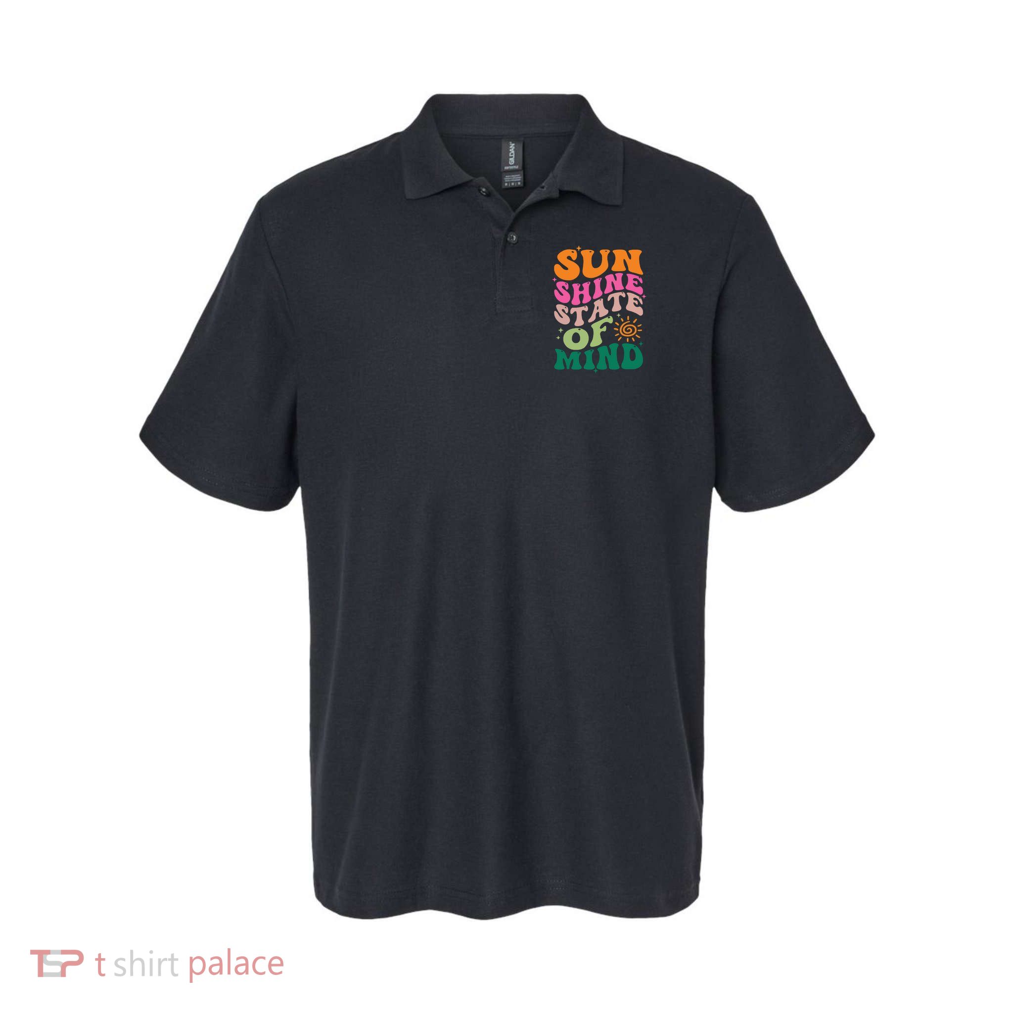 Retro Sun Shine On My Mind Vacation Polo