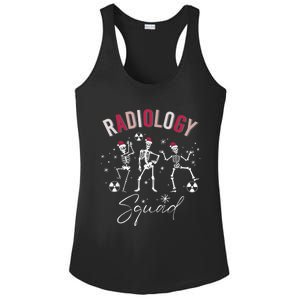 Radiology Squad Skeleton Christmas Radiologist Xray Tech Gift Ladies PosiCharge Competitor Racerback Tank