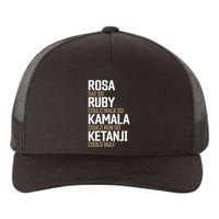 Rosa Sat So Ruby Walk So Kamala Run So Ketanji Rule Kbj Yupoong Adult 5-Panel Trucker Hat