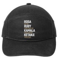 Rosa Sat So Ruby Walk So Kamala Run So Ketanji Rule Kbj 7-Panel Snapback Hat
