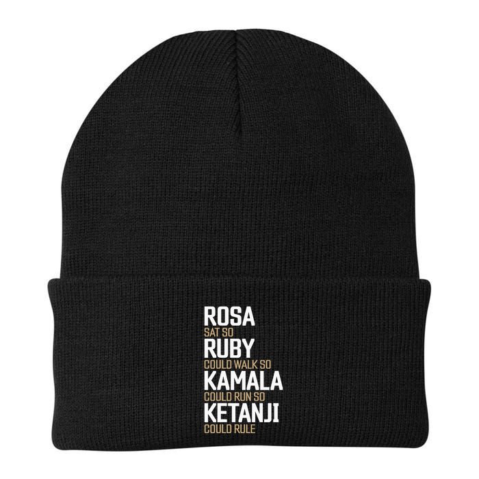 Rosa Sat So Ruby Walk So Kamala Run So Ketanji Rule Kbj Beanie
