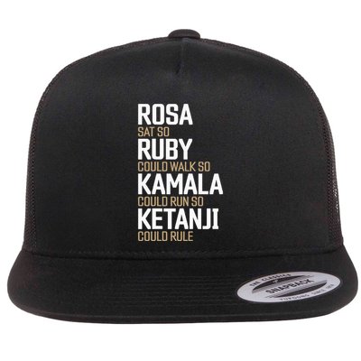 Rosa Sat So Ruby Walk So Kamala Run So Ketanji Rule Kbj Flatbill Hat
