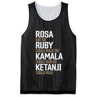 Rosa Sat So Ruby Walk So Kamala Run So Ketanji Rule Kbj Mesh Reversible Basketball Jersey Tank