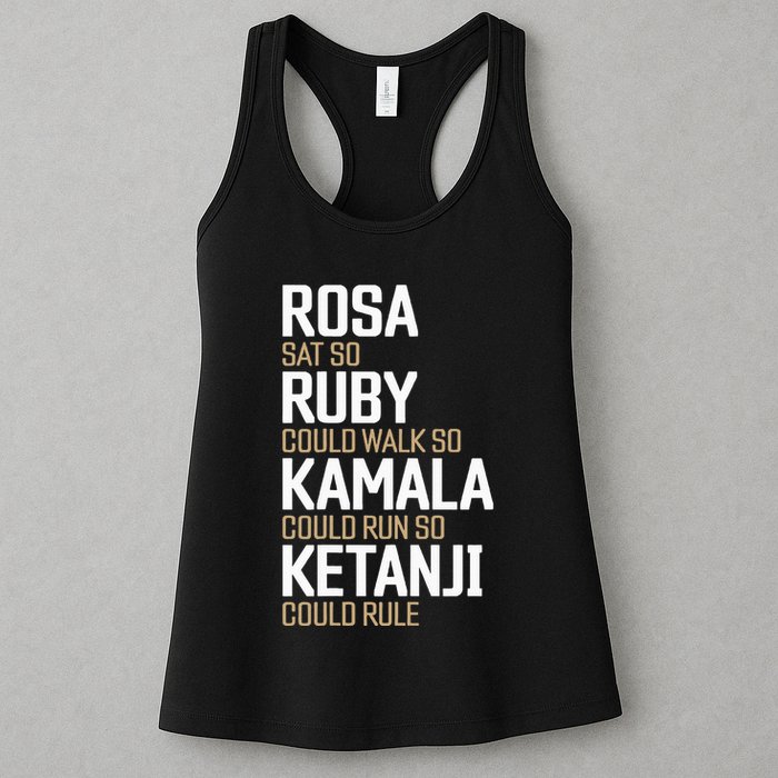 Rosa Sat So Ruby Walk So Kamala Run So Ketanji Rule Kbj Womens Tank Top