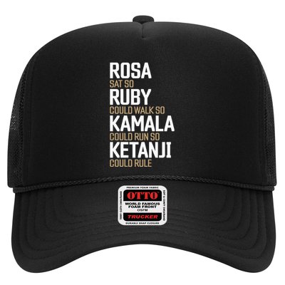 Rosa Sat So Ruby Walk So Kamala Run So Ketanji Rule Kbj Trucker Hat