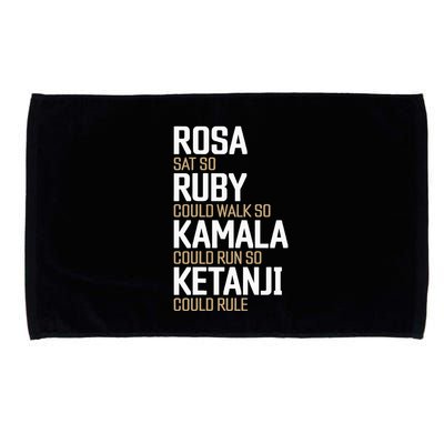 Rosa Sat So Ruby Walk So Kamala Run So Ketanji Rule Kbj Microfiber Hand Towel