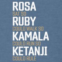 Rosa Sat So Ruby Walk So Kamala Run So Ketanji Rule Kbj Garment-Dyed Sweatshirt