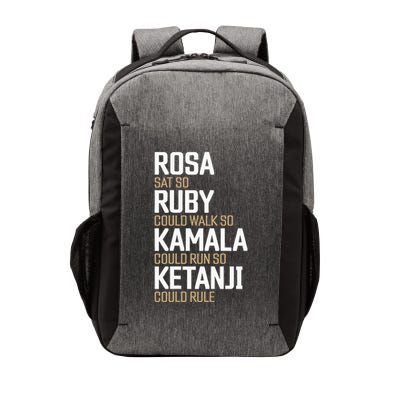 Rosa Sat So Ruby Walk So Kamala Run So Ketanji Rule Kbj Vector Backpack