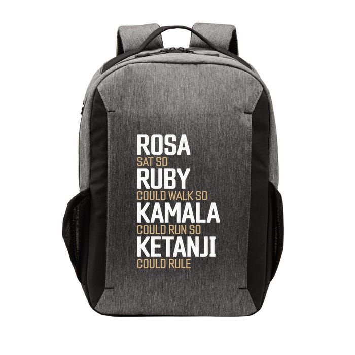 Rosa Sat So Ruby Walk So Kamala Run So Ketanji Rule Kbj Vector Backpack