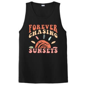 Retro Sunsets Summer Vacation Beach PosiCharge Competitor Tank